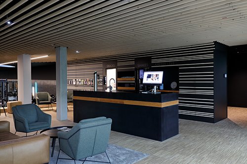 Lounge der Freiburger Turnerschaft.