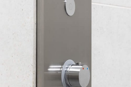 Unterputz-Dusche LINUS D-C-T Auslösung mit CVD-Touch-Elektronik und automatischem Schließvorgang