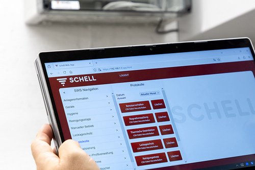 Dashboard del server SWS su tablet. Dashboard del server SWS su tablet.
