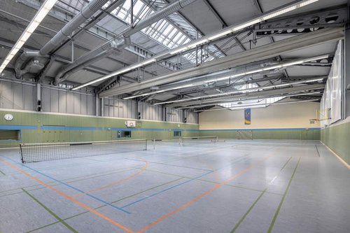 Sporthalle der JVA Weiterstadt