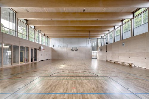 Neue Einfeldsporthalle in der Stuttgarter Mühlbachhofschule