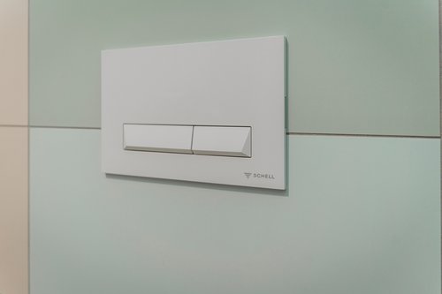 WC-Betätigungsplatte LINEAR 2 von SCHELL