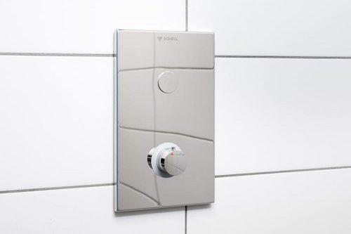 SCHELL Unterputz-Dusche LINUS D-C-T im Sanitärgebäude der Erholungsanlage St. Leoner See