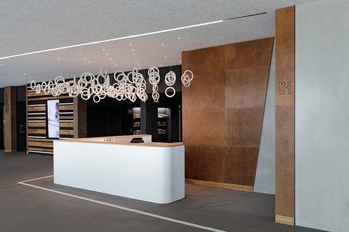 Empfangsbereich der Freiburger Turnerschaft.