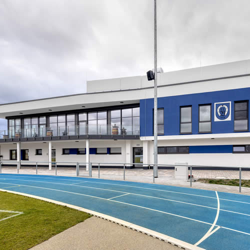 Vereinsgebäude des Sportpark Süd - FV Brühl e.V.  